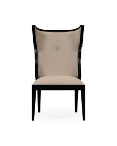 Dining Chair Greek Revival Painted Black - Mazo