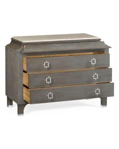 Chest of Drawers Doha in Oak - Pewter