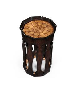 Lamp Table Moorish - Ebonised