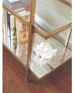 Wide Etagere Contemporary Six-Tier - Gilded