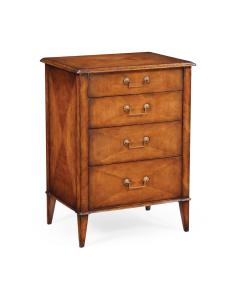 Satinwood Bedside Chest of Drawers