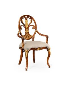 Dining Armchair Monarch with Oval Back - Mazo