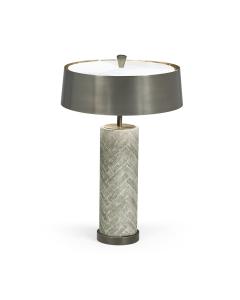 Table Lamp Doha with Brass - Grey
